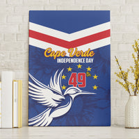 Cape Verde Independence Day Canvas Wall Art Gerbera Daisy Pattern - Wonder Print Shop