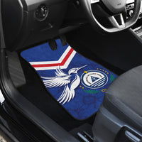 Cape Verde Independence Day Car Mats Gerbera Daisy Pattern - Wonder Print Shop