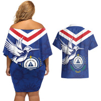 Cape Verde Independence Day Couples Matching Off Shoulder Short Dress and Hawaiian Shirt Gerbera Daisy Pattern - Wonder Print Shop