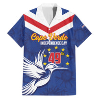 Cape Verde Independence Day Family Matching Mermaid Dress and Hawaiian Shirt Gerbera Daisy Pattern - Wonder Print Shop