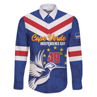 Cape Verde Independence Day Family Matching Short Sleeve Bodycon Dress and Hawaiian Shirt Gerbera Daisy Pattern - Wonder Print Shop