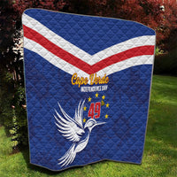 Cape Verde Independence Day Quilt Gerbera Daisy Pattern - Wonder Print Shop