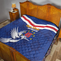 Cape Verde Independence Day Quilt Gerbera Daisy Pattern - Wonder Print Shop