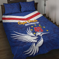 Cape Verde Independence Day Quilt Bed Set Gerbera Daisy Pattern - Wonder Print Shop