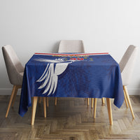 Cape Verde Independence Day Tablecloth Gerbera Daisy Pattern - Wonder Print Shop