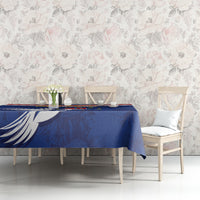 Cape Verde Independence Day Tablecloth Gerbera Daisy Pattern - Wonder Print Shop