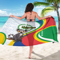Comoros Independence Day Sarong 1975 Komori Mongoose Lemur African Pattern - Wonder Print Shop