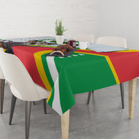 Comoros Independence Day Tablecloth 1975 Komori Mongoose Lemur African Pattern - Wonder Print Shop
