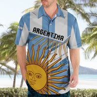 Custom Argentina Hawaiian Shirt La Argentina Sol De Mayo Sport Style - Wonder Print Shop