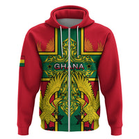 Custom Ghana Hoodie Ghana Cross Of Saint George With Tawny Eagles - Wonder Print Shop