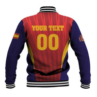 Custom Spain 2026 World Football Baseball Jacket Vamos La Roja