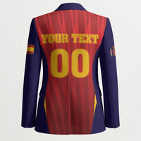 Custom Spain 2026 World Football Blazer Vamos La Roja