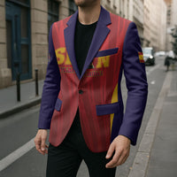 Custom Spain 2026 World Football Blazer Vamos La Roja