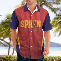 Custom Spain 2026 World Football Hawaiian Shirt Vamos La Roja