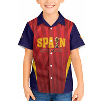 Custom Spain 2026 World Football Hawaiian Shirt Vamos La Roja