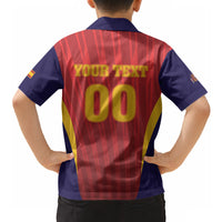 Custom Spain 2026 World Football Hawaiian Shirt Vamos La Roja