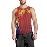 Custom Spain 2026 World Football Men Tank Top Vamos La Roja