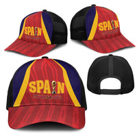 Spain 2026 World Football Mesh Trucker Cap Vamos La Roja
