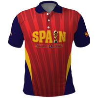 Custom Spain 2026 World Football Polo Shirt Vamos La Roja