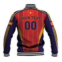Custom Spain 2026 World Football Baseball Jacket Vamos Espana