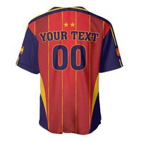 Custom Spain 2026 World Football Baseball Jersey Vamos Espana