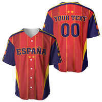 Custom Spain 2026 World Football Baseball Jersey Vamos Espana
