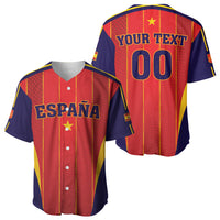 Custom Spain 2026 World Football Baseball Jersey Vamos Espana