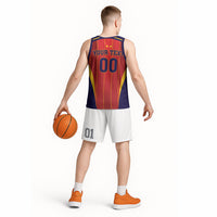 Custom Spain 2026 World Football Basketball Jersey Vamos Espana