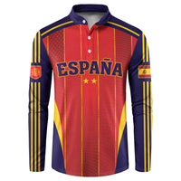 Custom Spain 2026 World Football Button Sweatshirt Vamos Espana