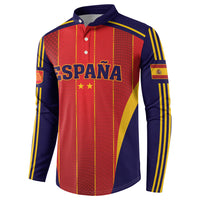 Custom Spain 2026 World Football Button Sweatshirt Vamos Espana
