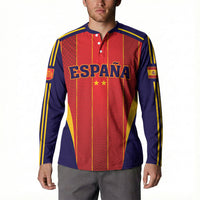 Custom Spain 2026 World Football Button Sweatshirt Vamos Espana