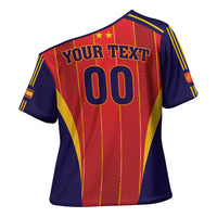 Custom Spain 2026 World Football Cross Shoulder Shirt Vamos Espana