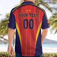 Custom Spain 2026 World Football Hawaiian Shirt Vamos Espana