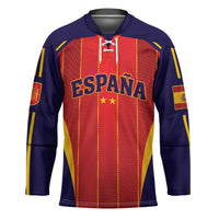 Custom Spain 2026 World Football Hockey Jersey Vamos Espana