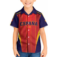 Custom Spain 2026 World Football Kid Hawaiian Shirt Vamos Espana