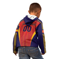 Custom Spain 2026 World Football Kid Hoodie Vamos Espana