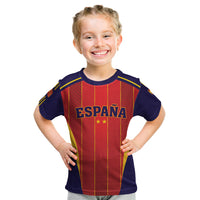 Custom Spain 2026 World Football Kid T Shirt Vamos Espana