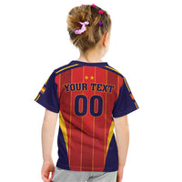 Custom Spain 2026 World Football Kid T Shirt Vamos Espana