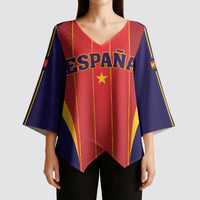 Custom Spain 2026 World Football Kimono Sleeve Blouse Vamos Espana