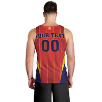 Custom Spain 2026 World Football Men Tank Top Vamos Espana