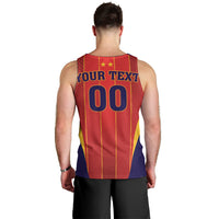 Custom Spain 2026 World Football Men Tank Top Vamos Espana