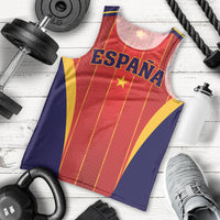 Custom Spain 2026 World Football Men Tank Top Vamos Espana