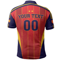 Custom Spain 2026 World Football Polo Shirt Vamos Espana