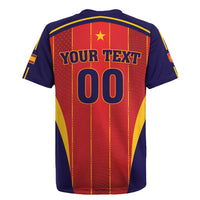 Custom Spain 2026 World Football Rugby Jersey Vamos Espana