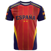 Custom Spain 2026 World Football T Shirt Vamos Espana