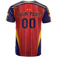 Custom Spain 2026 World Football T Shirt Vamos Espana