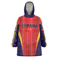 Custom Spain 2026 World Football Wearable Blanket Hoodie Vamos Espana
