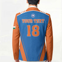 Custom India 2026 World Cricket Blazer Women in Blue Go Champions