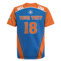 Custom India 2026 World Cricket Rugby Jersey Women in Blue Go Champions