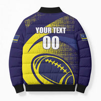 Rugby Curacao Bomber Puffer Jacket Korsou Go Champion - Wonder Print Shop